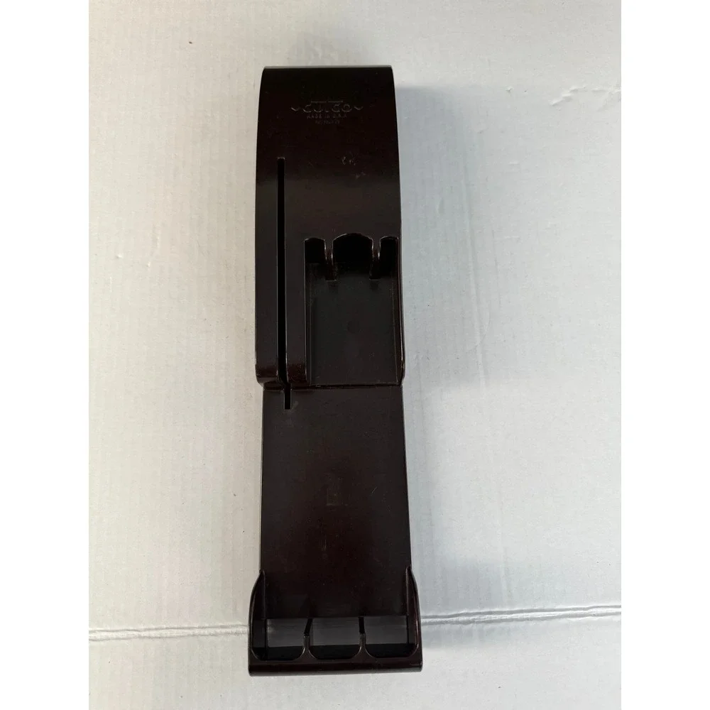 Cutco Vintage Wall Mount Knife Holder Brown Plastic Cutlery Storage Made in USA